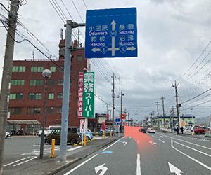 三島駅からお越しの場合2